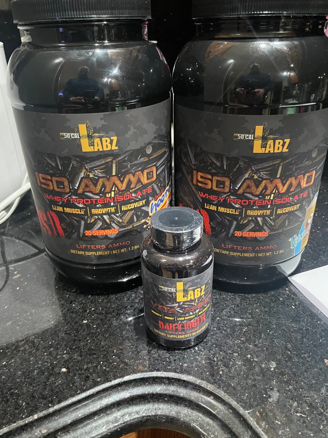 Customer photo review of Iso Ammo - Whey Protein Isolate
