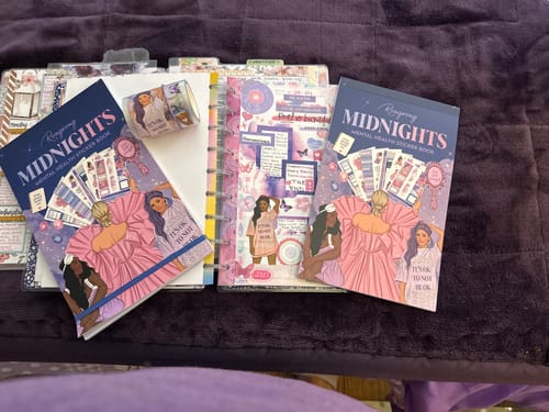Customer photo review of Midnights Mental Health Sticker Book