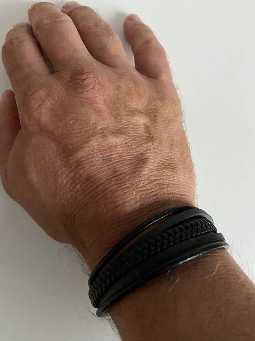 Customer photo review of Lederarmband "Braid"