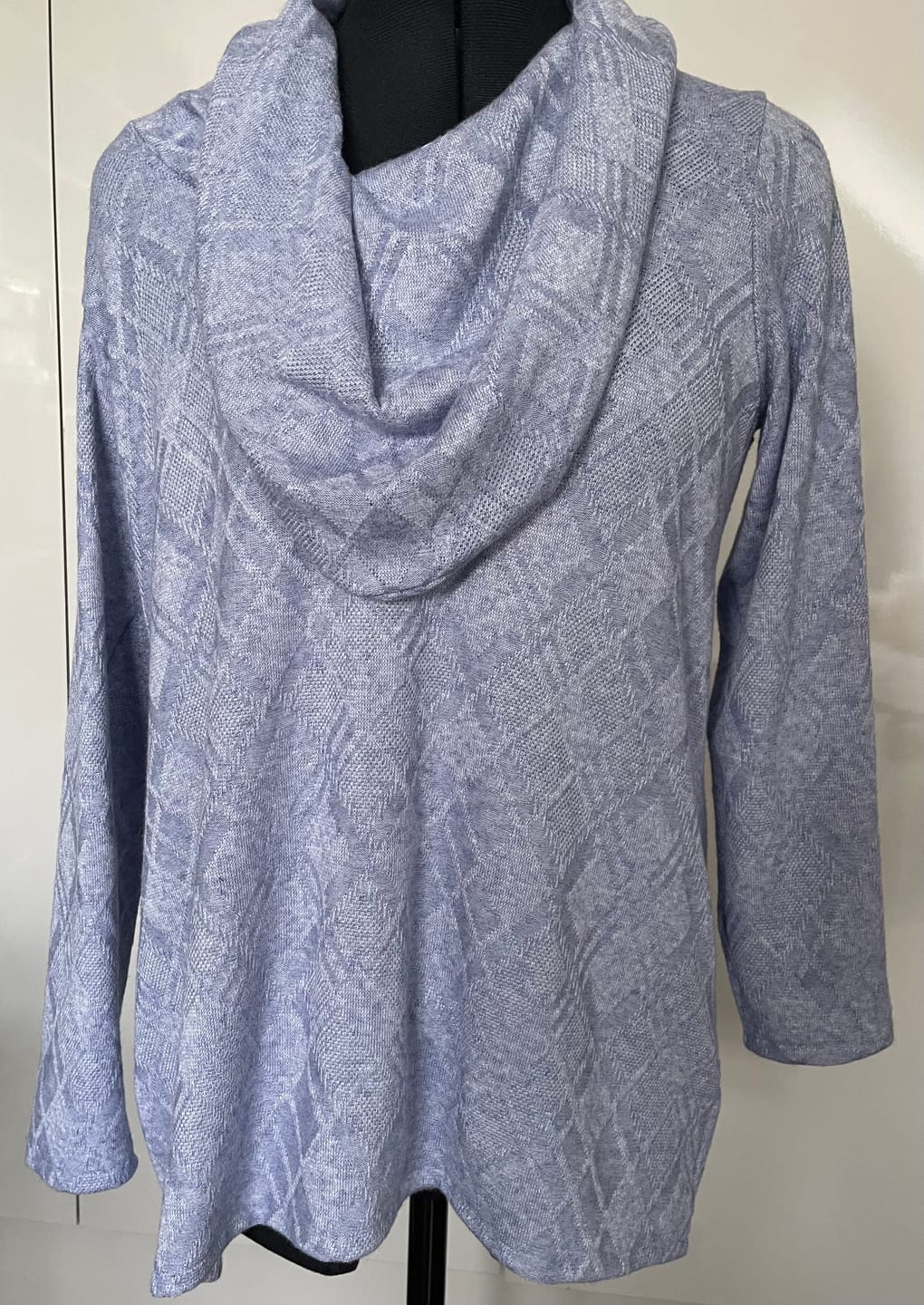 Customer photo review of Soft Melange Jacquard Knit Fabric