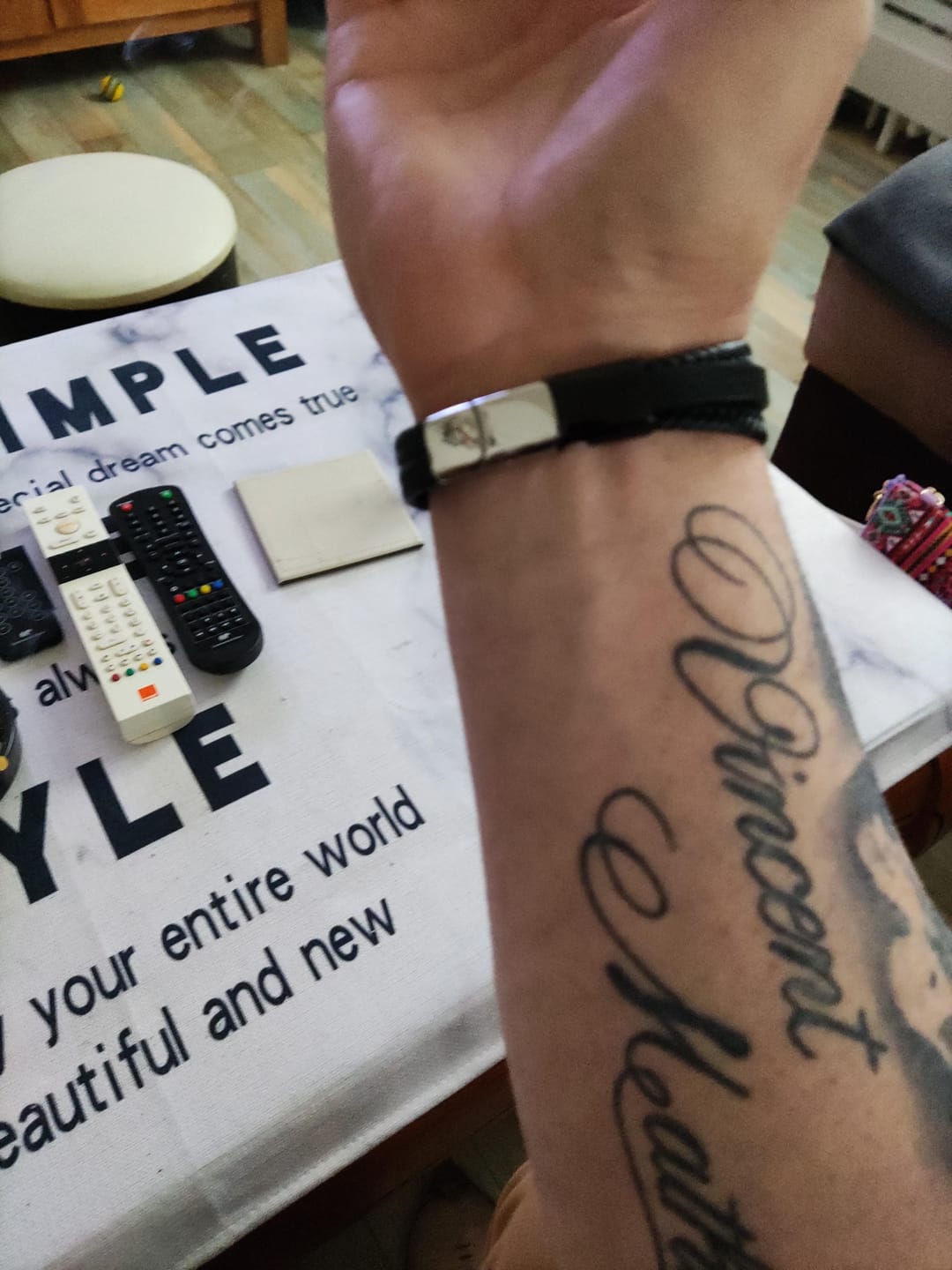 Customer photo review of Lederarmband "Glory"