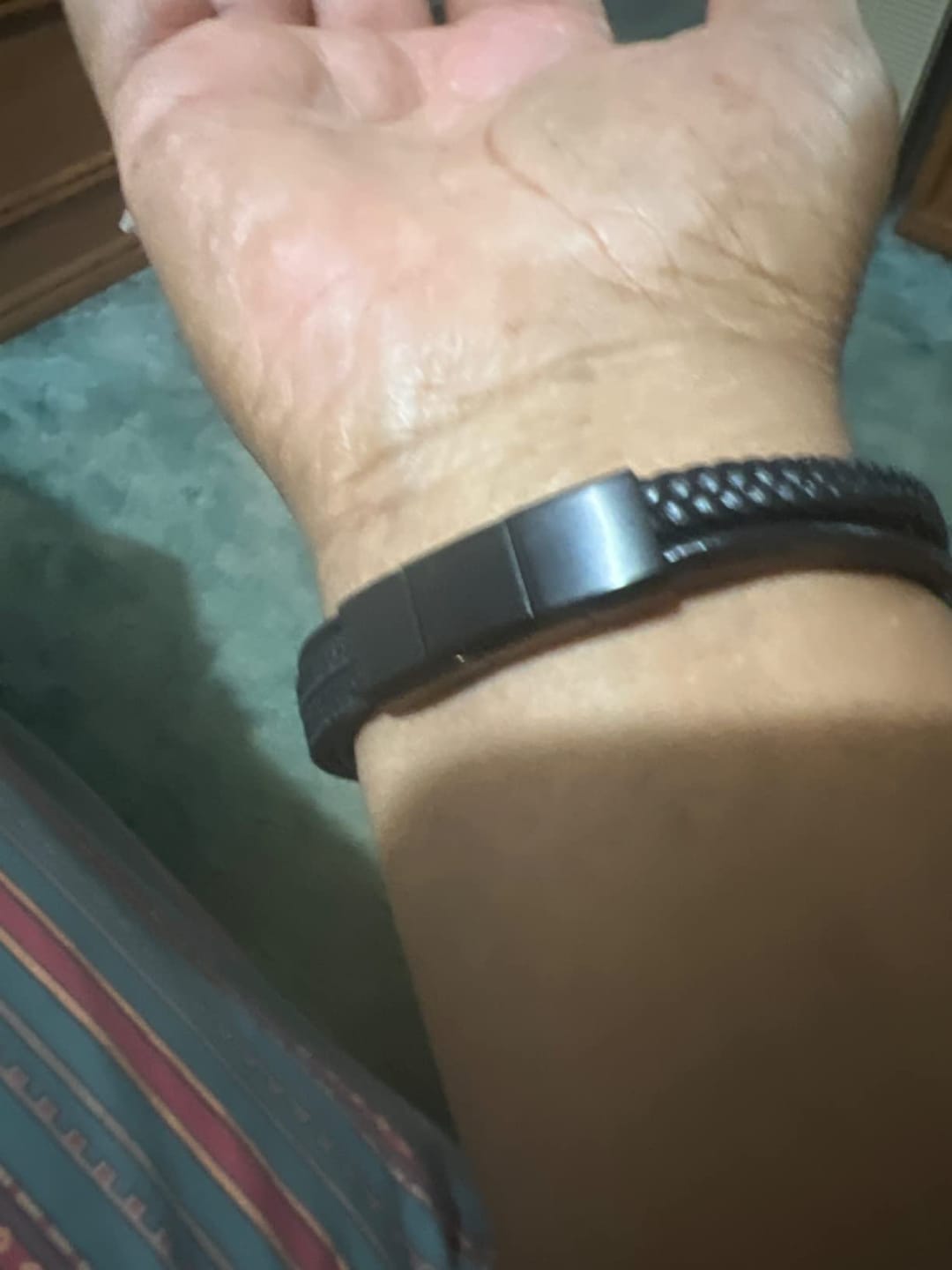 Customer photo review of Lederarmband "Braid"