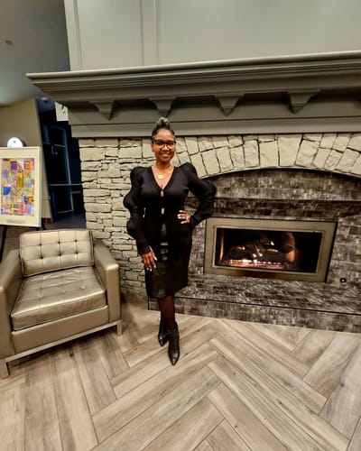 Customer photo review of Skinny V-Neck Knitted Cardigan