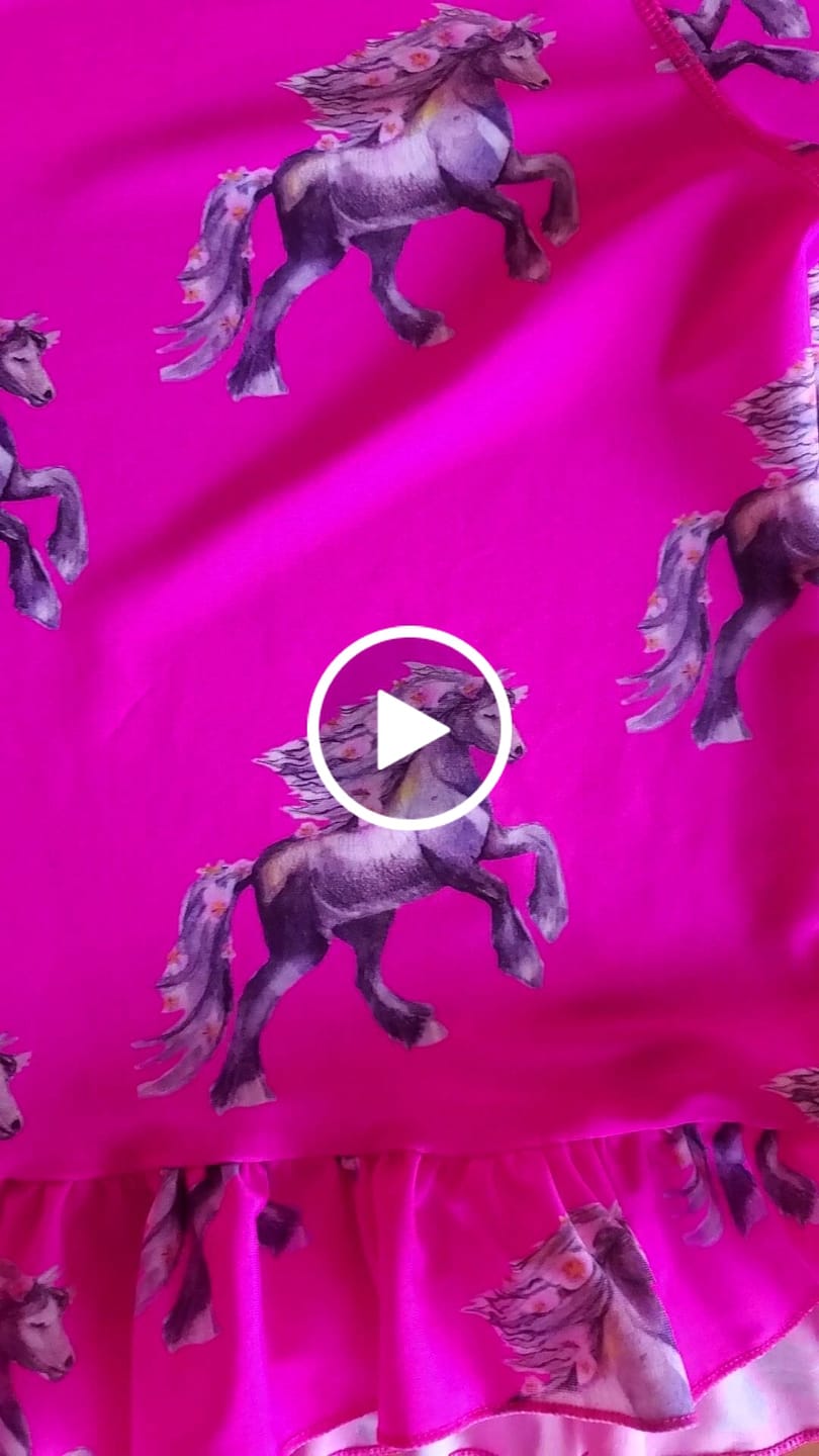 Customer video review of Fluro Horses Women's One Piece Sleeveless Swimsuit