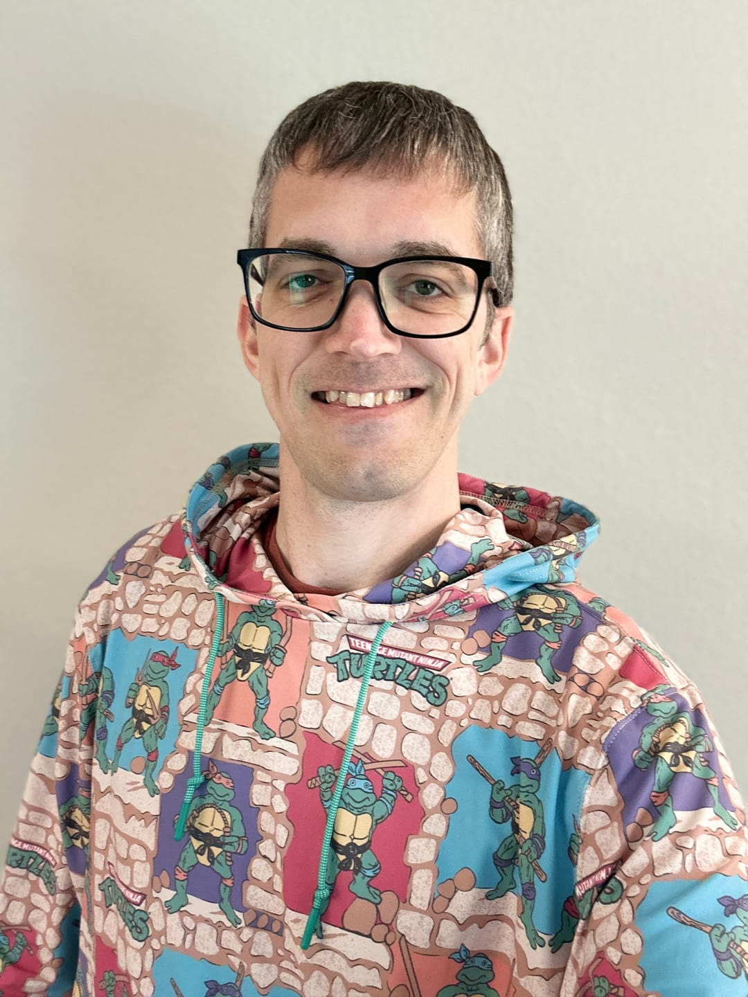 Customer photo review of Teenage Mutant Ninja Turtles "Cowabunga Covers" – Performance Hoodie