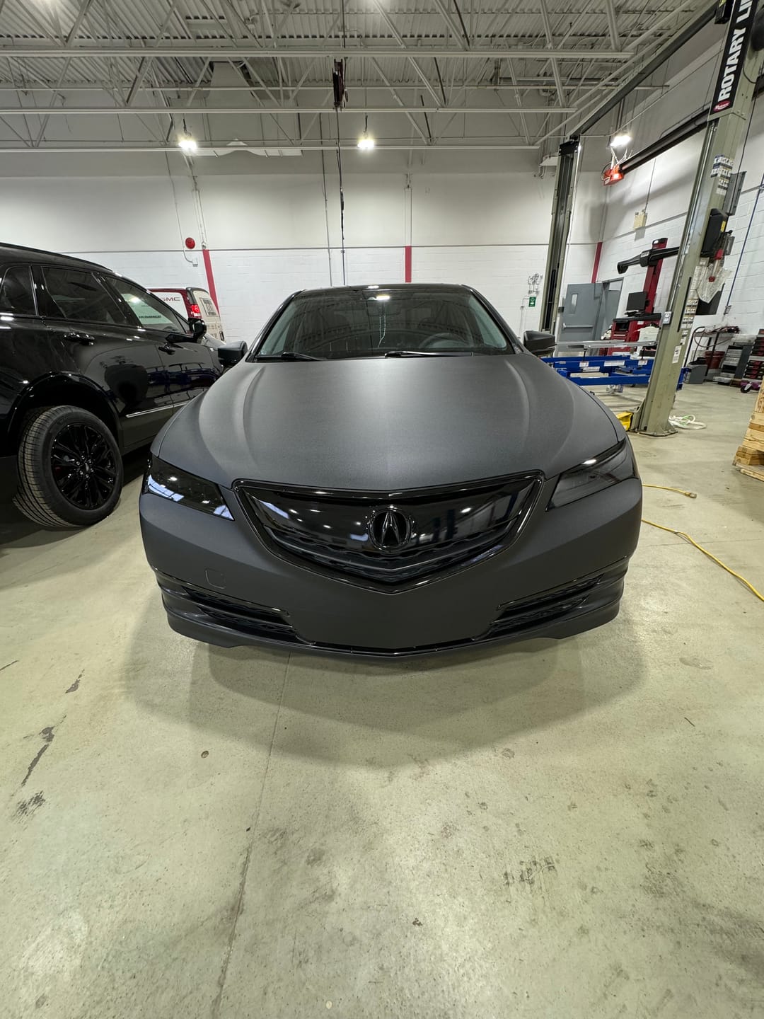 Customer photo review of Satin Black Vinyl Wrap