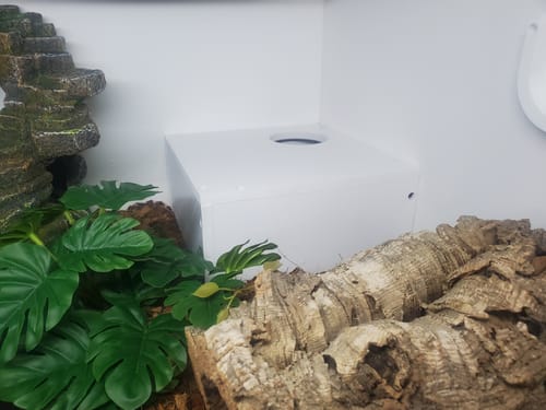 Customer photo review of BlackBox Subterranean Hides Medium 9x9x4"