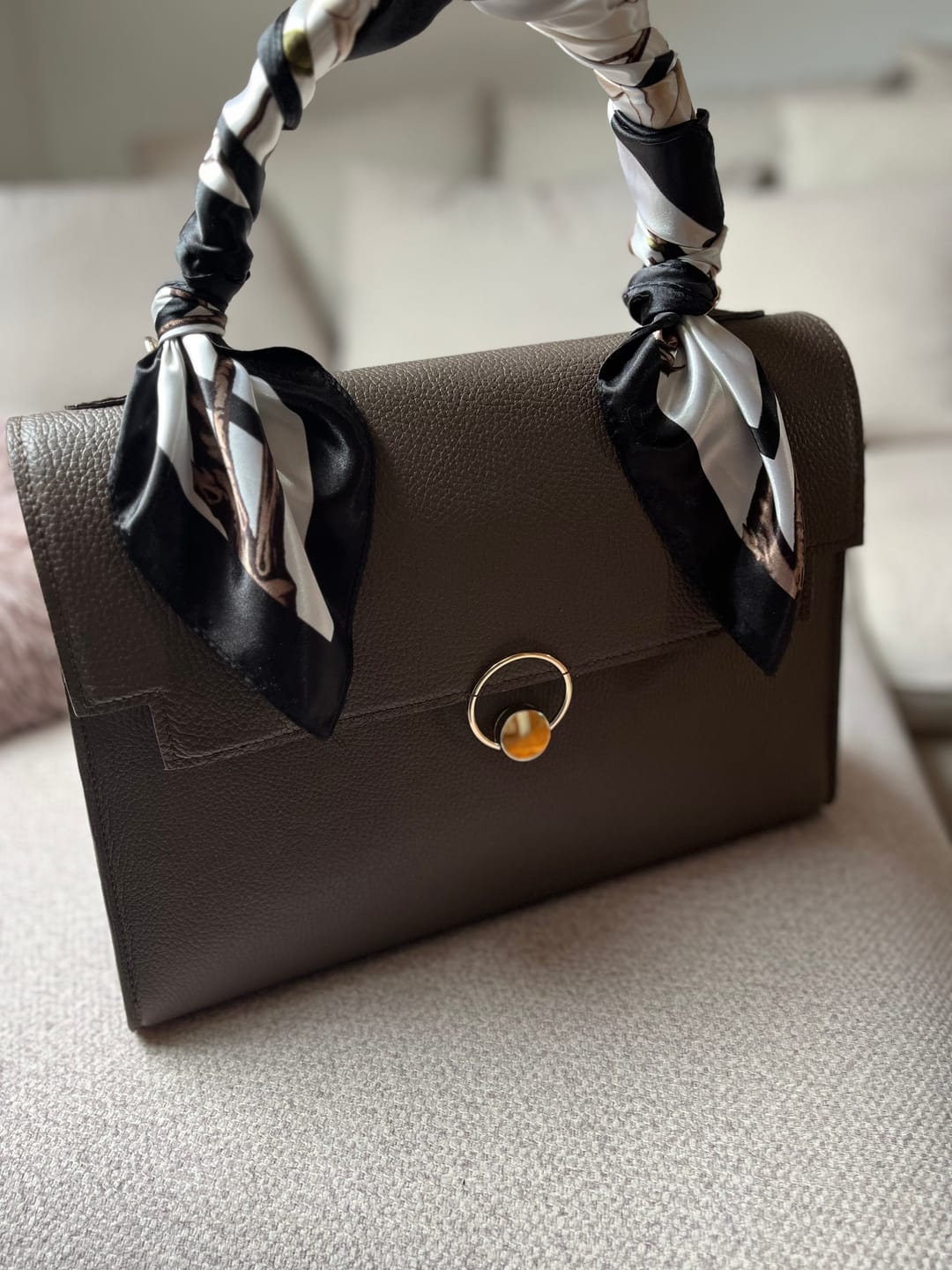 Customer photo review of DIY-Box: The Business Bag *Eckige Klappe*
