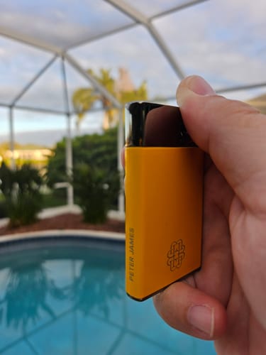 Customer photo review of Iconic Ultra Slim Torch Flame