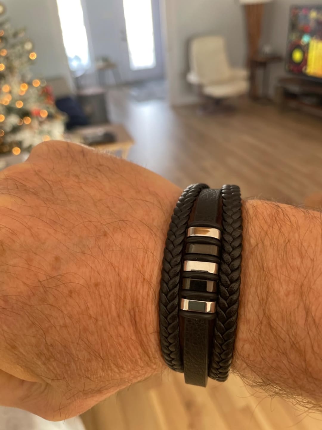 Customer photo review of Lederarmband "Glory"
