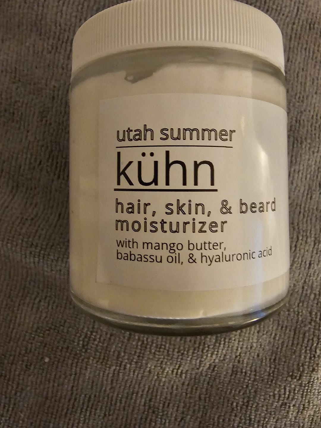 Customer photo review of Moisturizer For Hair, Skin, & Beard
