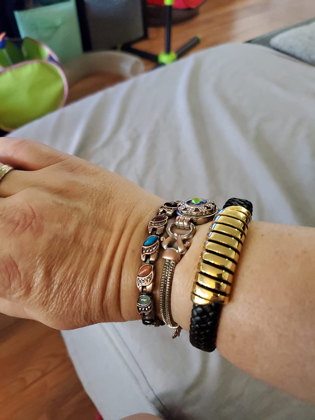 Customer photo review of Lederarmband "Helix"