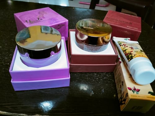 Customer photo review of Ujvala Skin Brightening Moisturizer