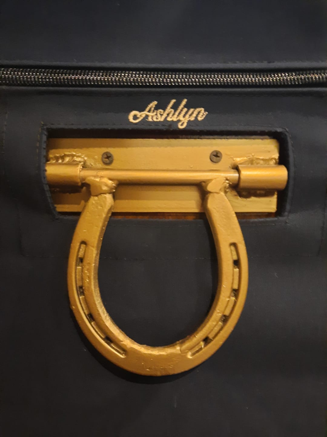 Customer photo review of Custom Tack Trunk Cover- For any Standard Size Trunk