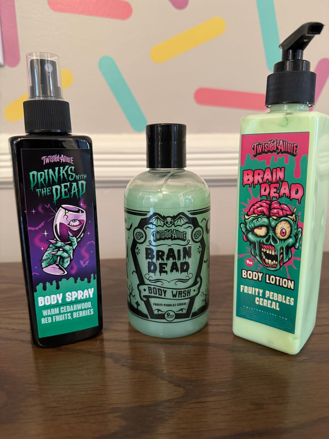 Customer photo review of Brain Dead Body Wash (Fruity Pebbles Cereal)