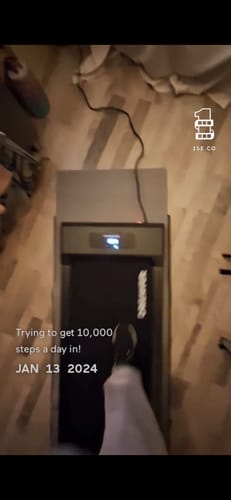 Customer photo review of Dreaver S310 Loopband - 1-6km/u - Inclusief Beschermmat