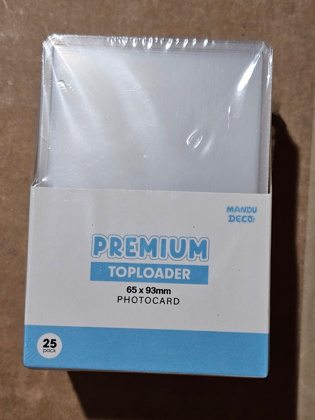 Customer photo review of PREMIUM CLEAR PHOTOCARD TOPLOADER