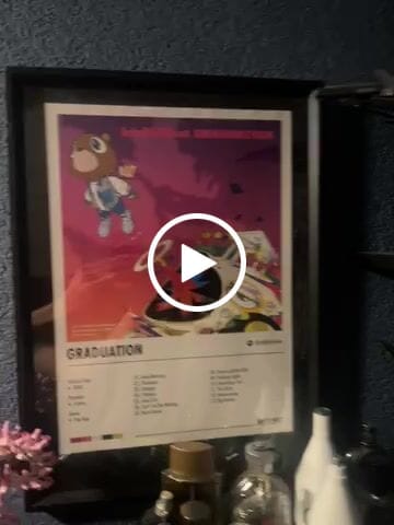 Customer video review of Kanye West - Graduation | Album Cover Poster
