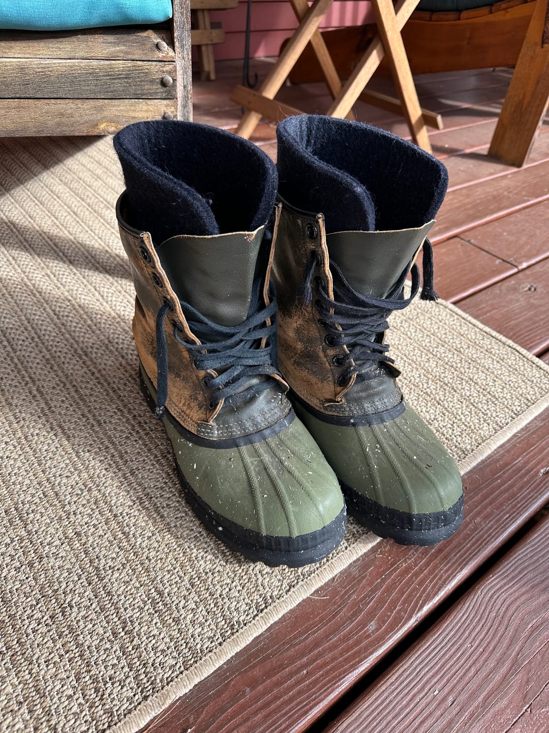 Customer photo review of Wool Felt Replacement Boot Liners (826 BB)