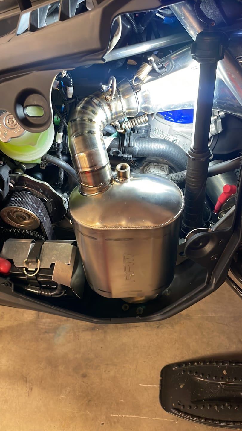 Customer photo review of Polaris RMK 9R / 850 NA Titanium Q-Muf Chambered Muffler