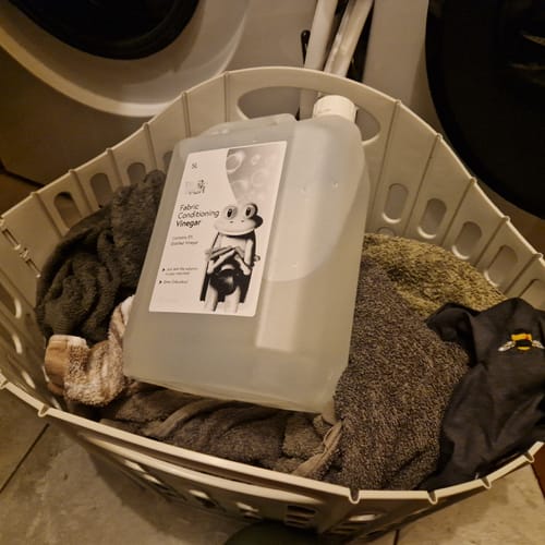 Customer photo review of Fabric Conditioning Vinegar 5 Litres