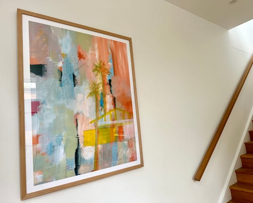 Customer photo review of Desert Living I by Jan Weiss Art Print