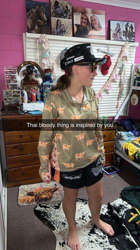 Customer photo review of 🔥Footy Shorts, with ZIP POCKETS🔥 - PURPLE ROD & RIFLE