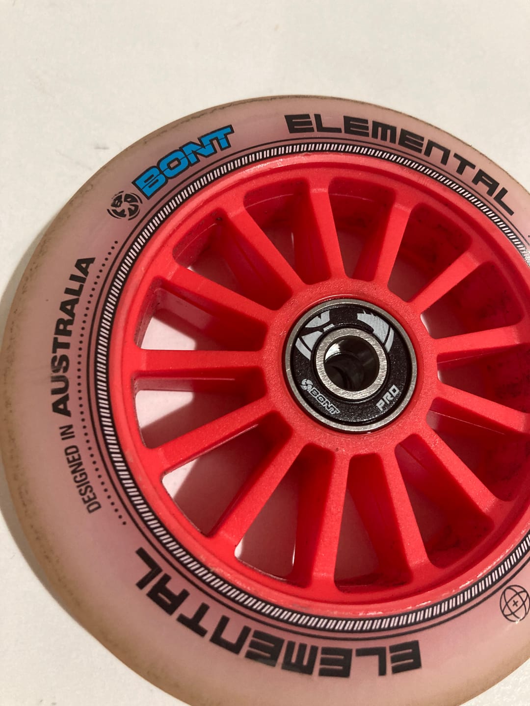 Customer photo review of BONT PRO Inline Skate Bearings