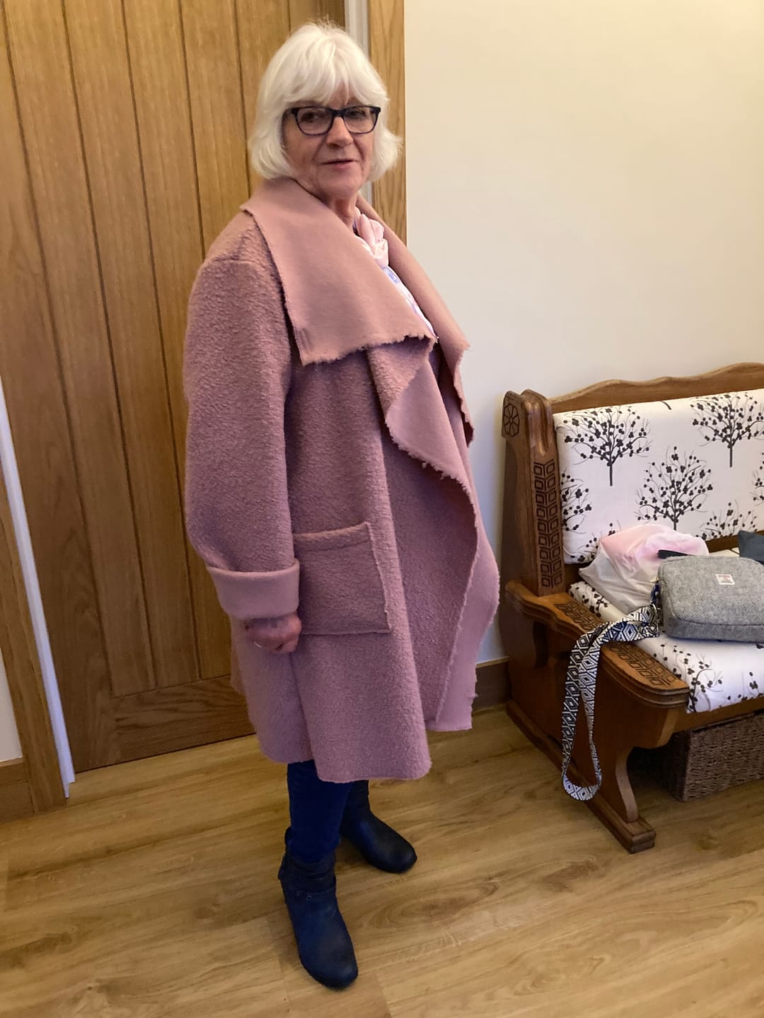 Customer photo review of Plain Boucle Fabric