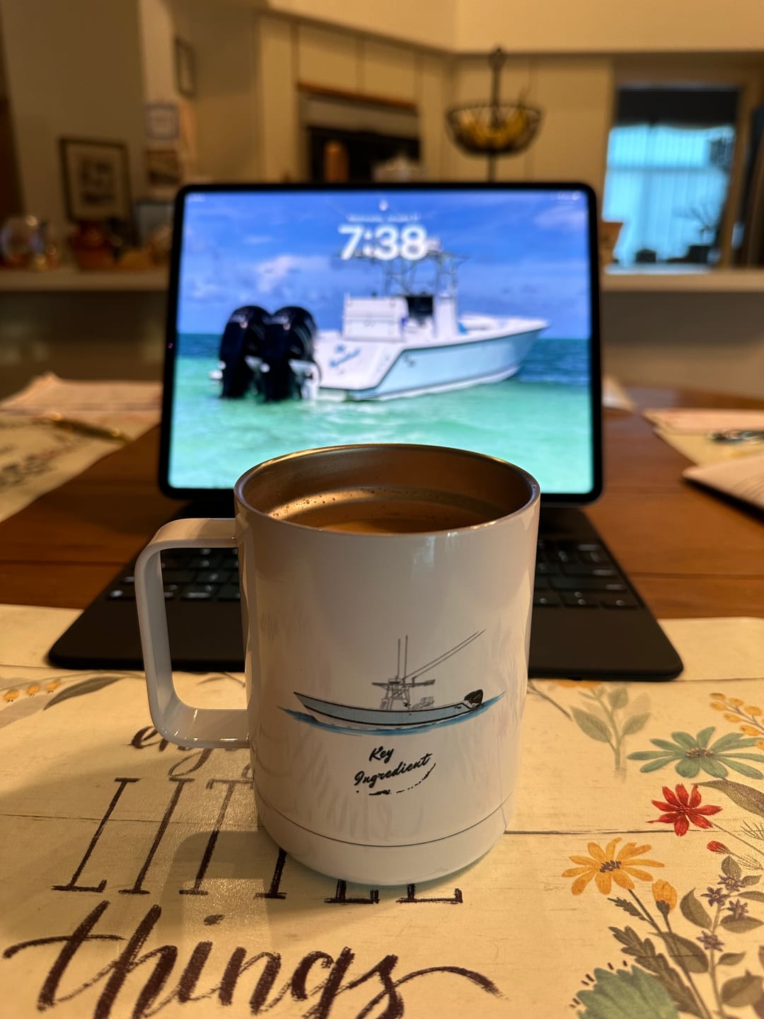 Customer photo review of Custom Insulated Stainless Steel Mugs