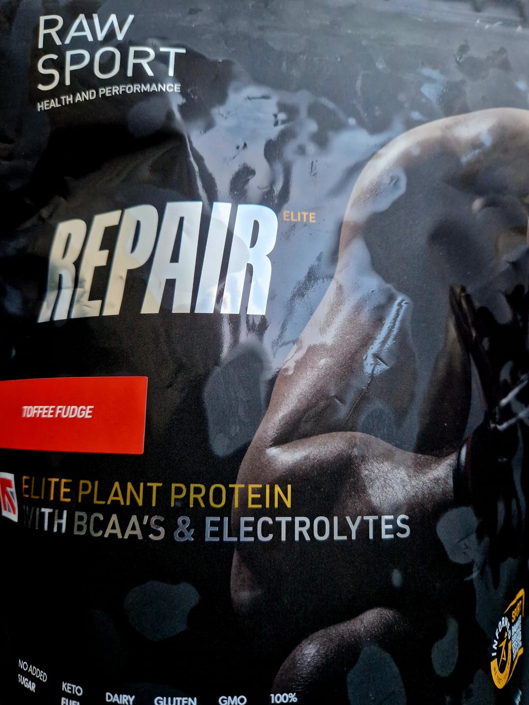 Customer photo review of Elite Repair Protein Powder