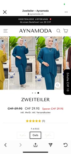 Customer photo review of Zweiteiler