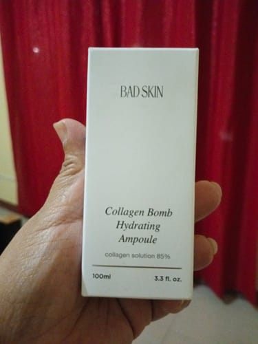 Customer photo review of Bad Skin™ Korean Collagen Bomb Hydrating Ampoule