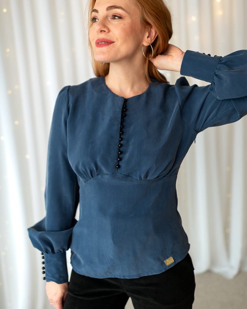 Customer photo review of Vegan silk - Cupro Satin - SCARLET (+30 Colors Available)