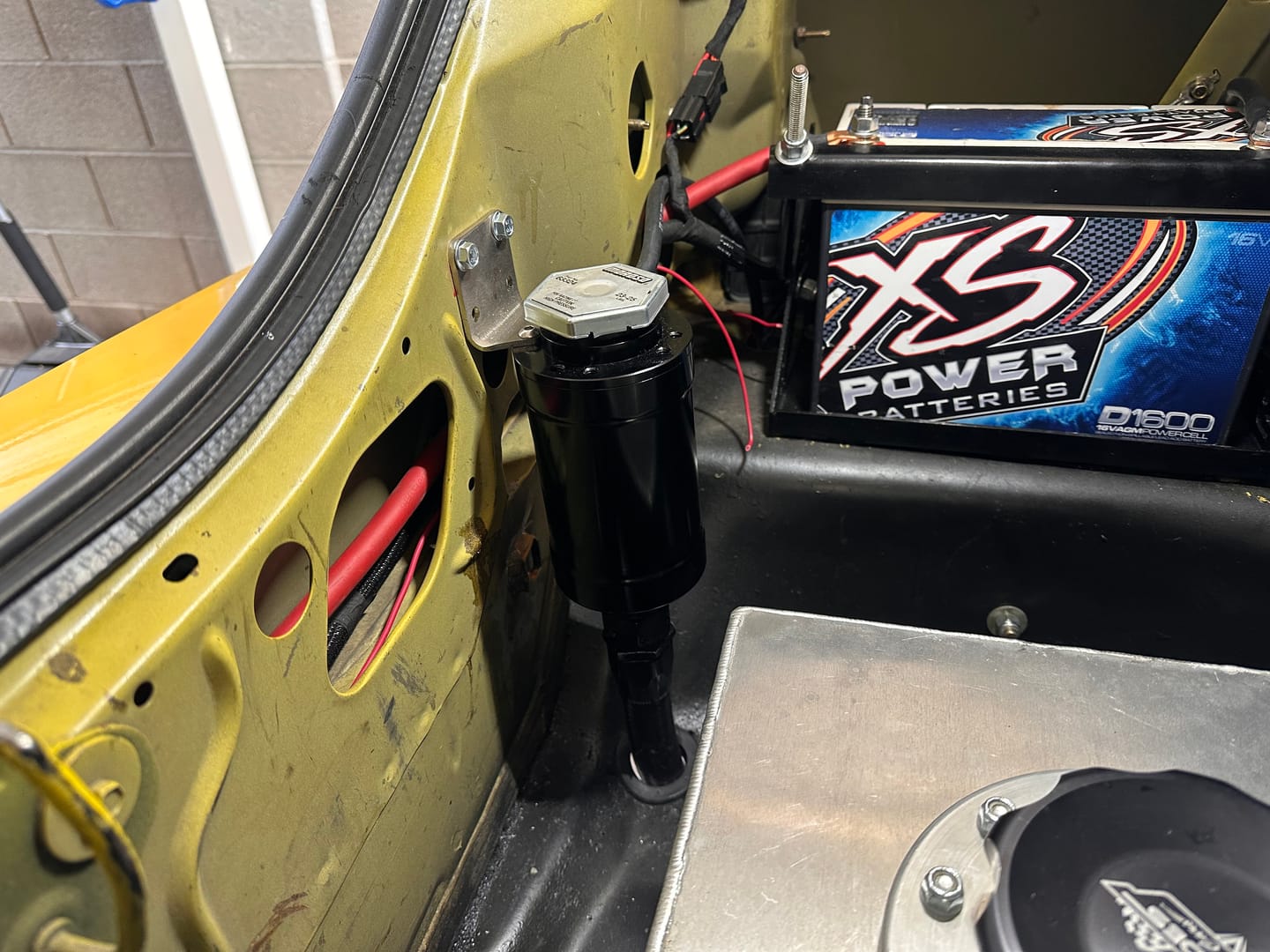Customer photo review of Coolant Expansion Tank / Remote Fill Billet Black Anodized w/ Mount 32-103