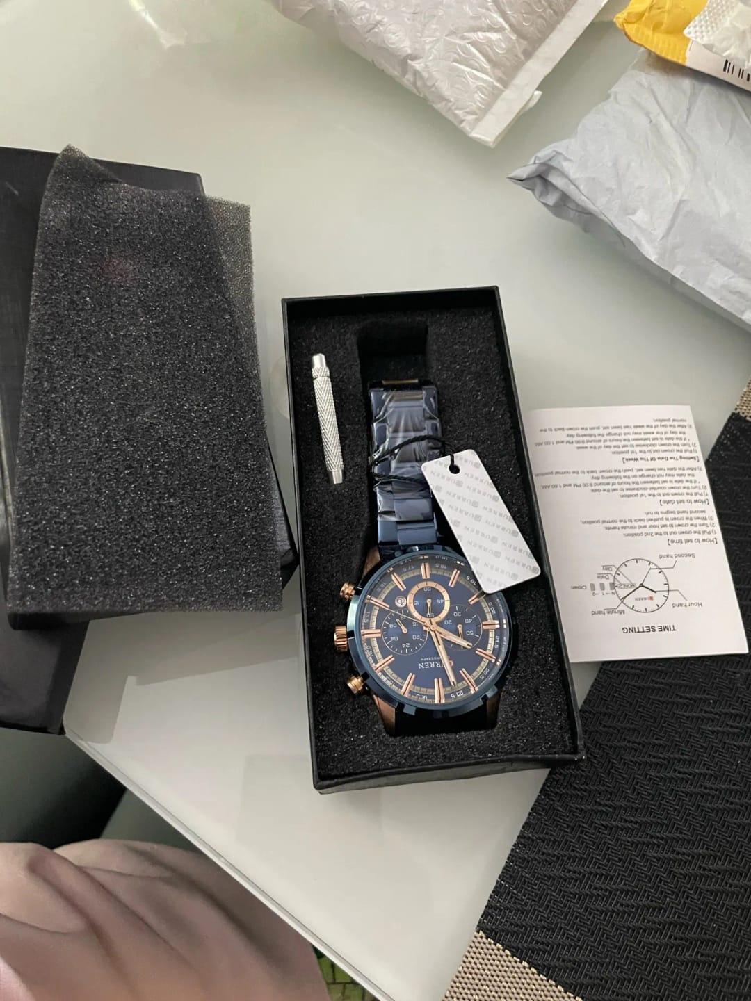 Customer photo review of Chrono Blast Quartz Watch
