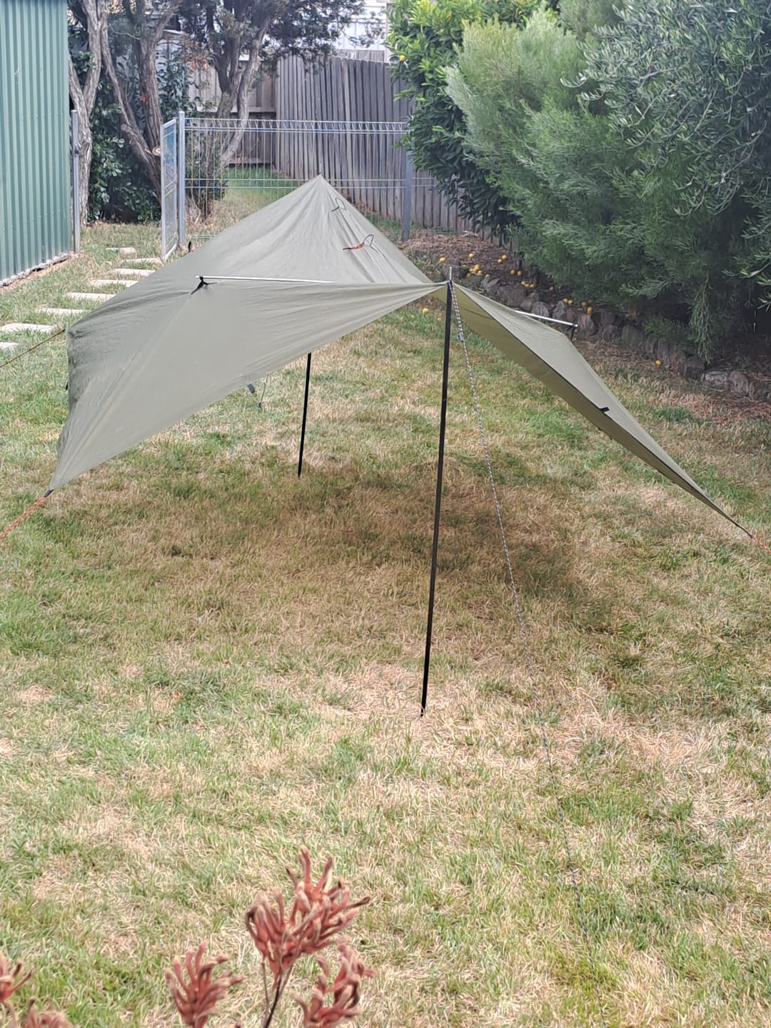 Customer photo review of 3m x 3m Lightweight Tarp