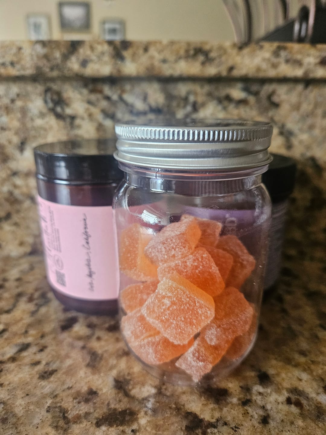 Customer photo review of Orange CBD + CBG Gummies for Relief