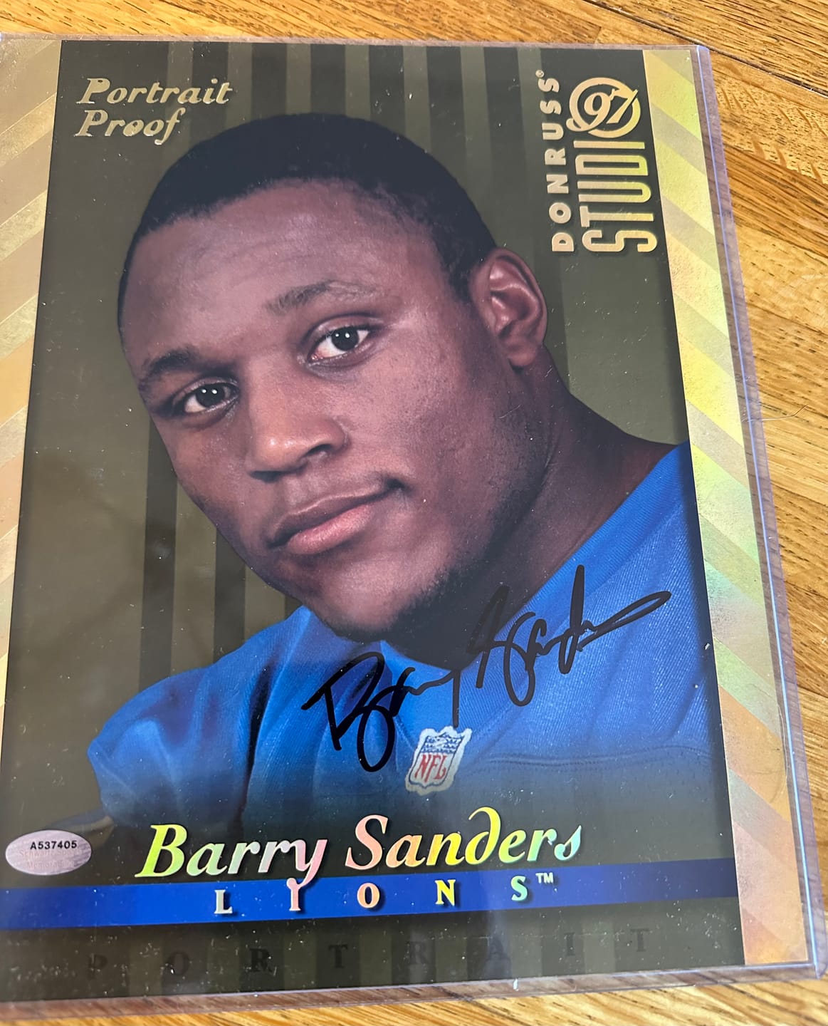 Customer photo review of Barry Sanders Autograph Signing