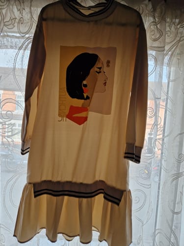 undefined review of Portrait Shift dress with Long Sleeve image 1 out of 3