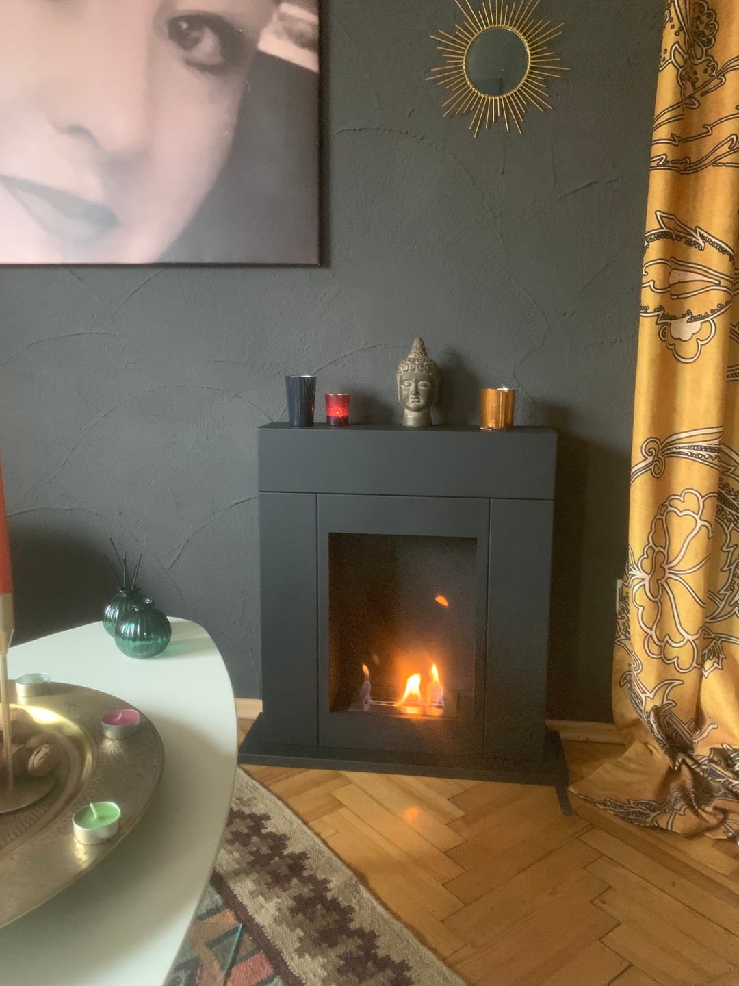 Customer photo review of Bioethanol Portalkamin - Dolanovia Schwarz