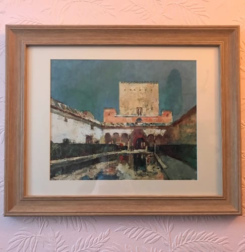 Customer photo review of The Alhambra by Childe Hassam, vintage historic artwork, ,A3 (16x12") Poster Reproduction