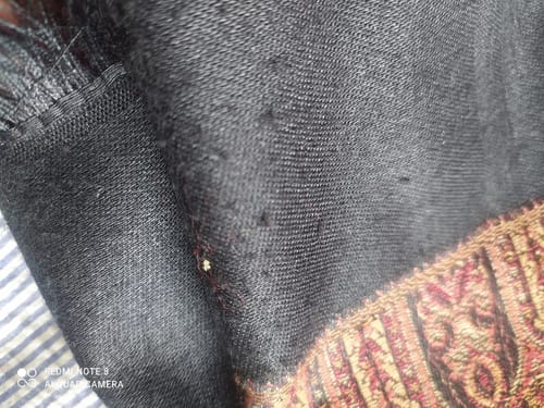 Customer photo review of Pashtush Mens Fine Soft Ethnic Stole, Black