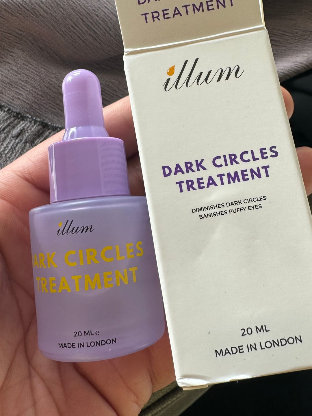 Customer photo review of Dark Circles Treatment