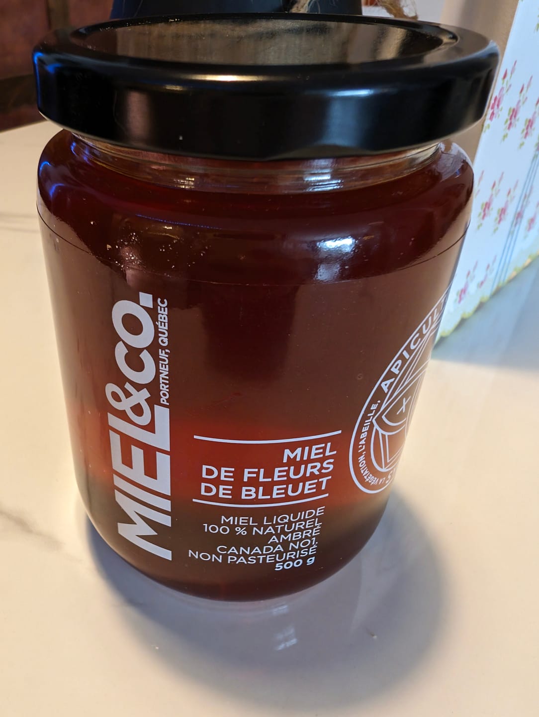 Customer photo review of Miel de bleuetière