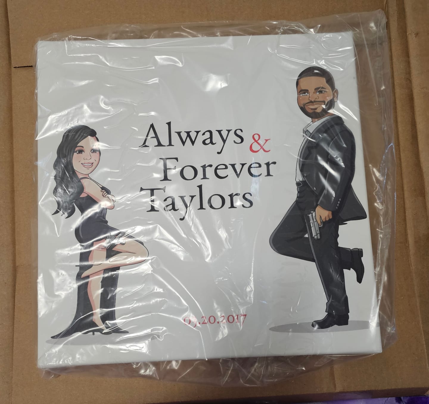 Customer photo review of The agent Custom Portrait
