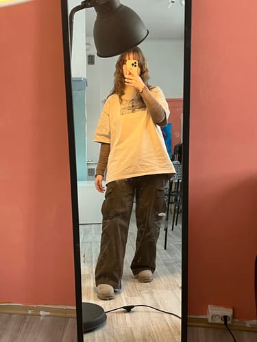 Customer photo review of FREEDOM ACID WASH TEE