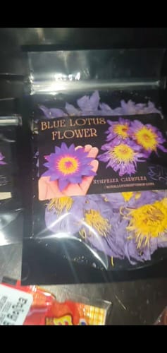 Customer photo review of Whole Blue Lotus Flower