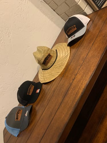 Customer photo review of Personalized Straw Hat