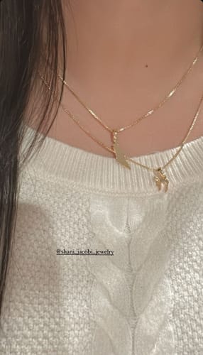 Customer photo review of Israel Map Necklace